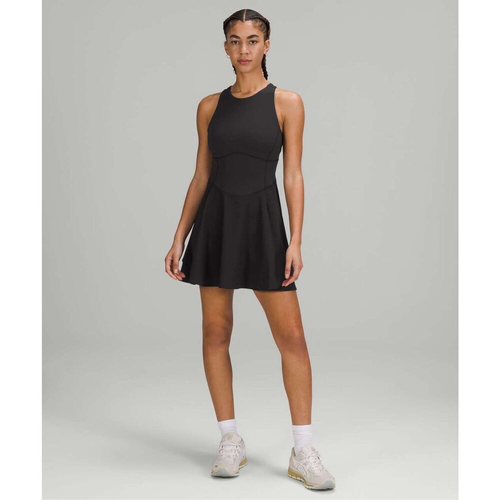 Lululemon Court Crush Dress‎ Black Size 4